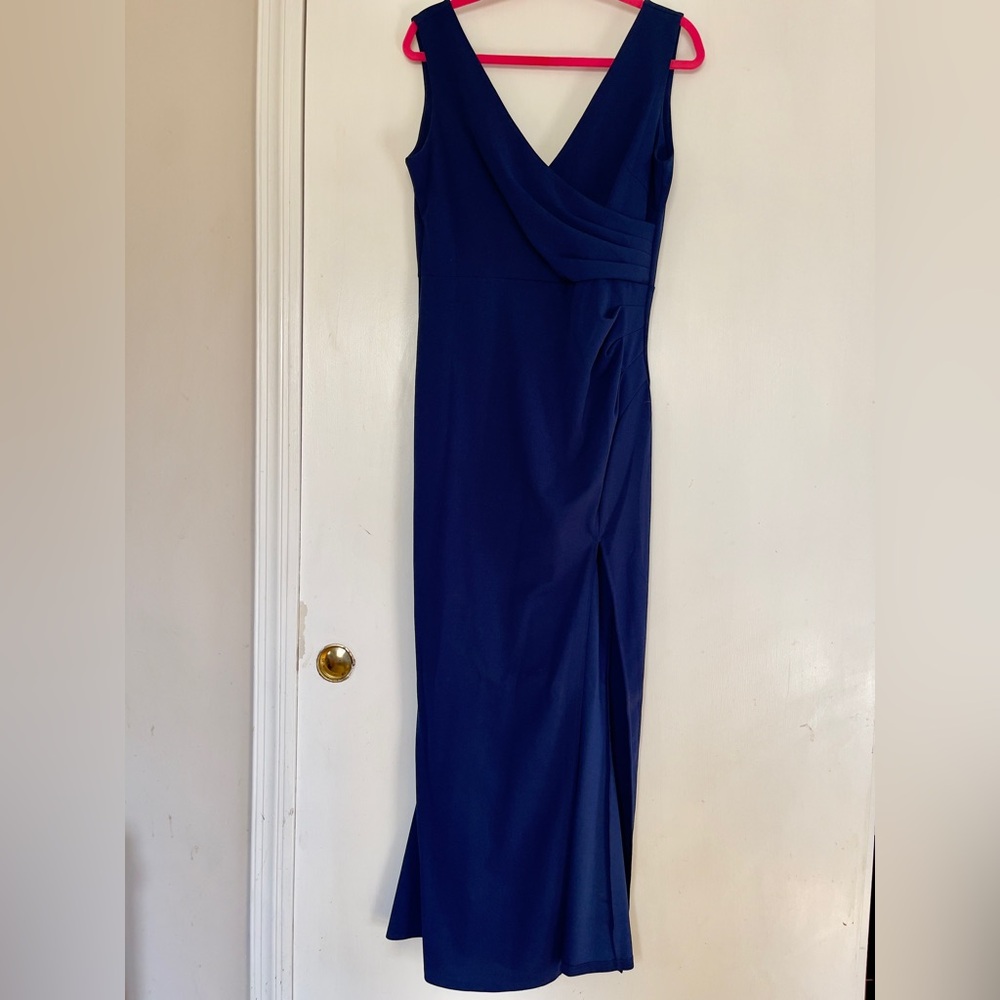 Chic Deep Blue Maxi Dress